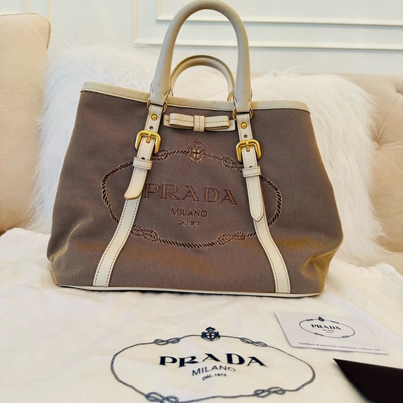 Authentic multi style Prada shoulder/hand bag Milano with great condition. - Picture 4 of 9